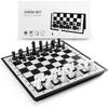 Mini Chess Sets Travel Board Games Magnetic Folding Chess Board Teen Gifts Family Games Educational Toys For Kids Adults