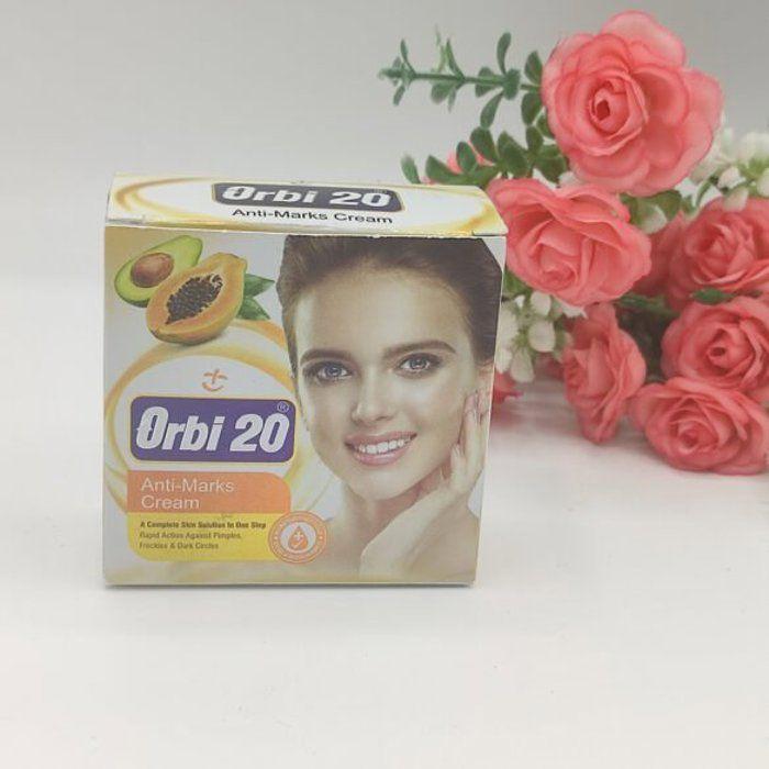Крем для лица - ORBI - 20 - Папайя &; Авокадо - Осветляющий - Против пигментных пятен - 30 мл