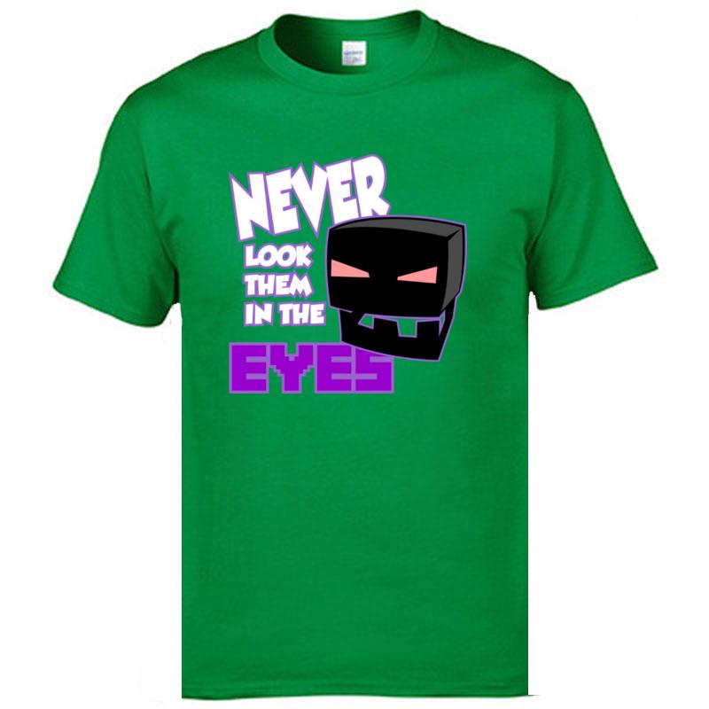 EnderUnisex Eyes Game Tshirts Funny Design New Normal Fall Tops Shirt Good Quality Birthday Tee Shirt Boy Cotton Fabric