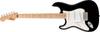 Squier by Fender Squier Electric Guitar Squier Maple White Black Soft Case Included Sonic™ Stratocaster® Left-Handed, Fingerboard, Pickguard,