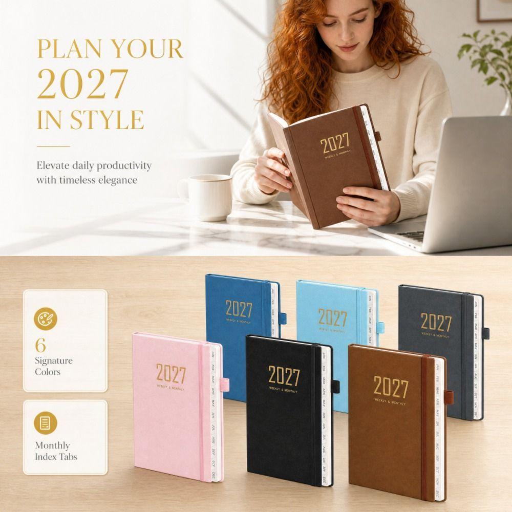 To Do List A5 Agenda Notebook Portable Schedule Notebook 2027 Schedule Book Planner Stationery