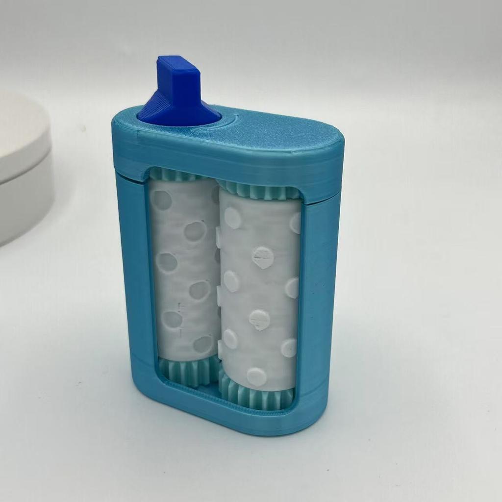 Handheld Card Embosser, Dual Roller 3D Texture Printer for Business Cards and Craft Projects