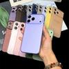 Ультратонкий Матовый Полупрозрачный Чехол Для Телефона Для iPhone 17 Air 16 15 14 13 12 11 Pro Max Plus Ударопрочный Прозрачный Тонкий Мягкий ТПУ Задняя Крышка