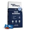 Man Matters Биотиновые жевательные конфеты для волос 30 штук Без сахара Вегетарианские Клубничные Жевательные для более сильных волос Ежедневное питание