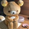 Плюшевая игрушка Rilakkuma 'Расслабленный Медведь Грустный', Плюшевый Мишка, Мягкая Игрушка, Мультяшная Подушка, Кавайный Декор Комнаты, Подушка, Подарок на День Рождения Ребенка