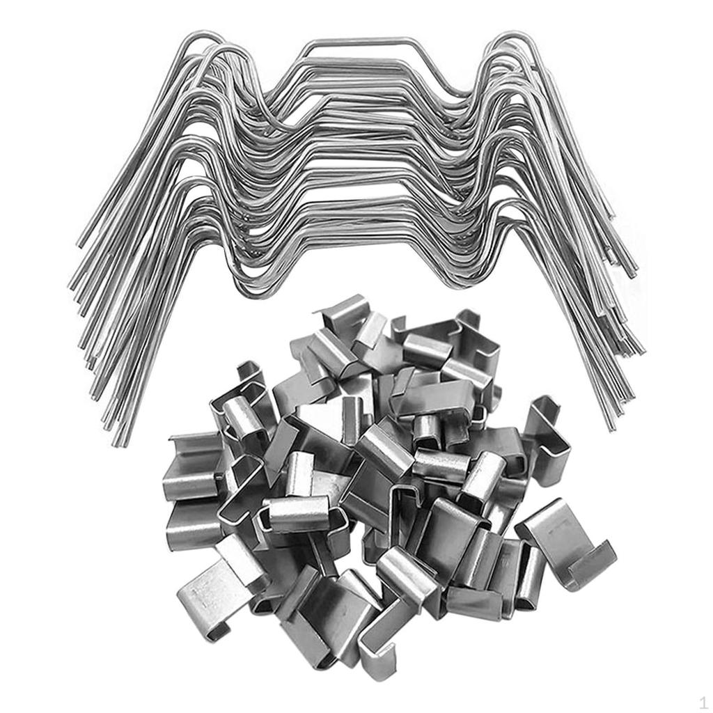 Прочные зажимы для стекла в теплице из нержавеющей стали для газона и патио