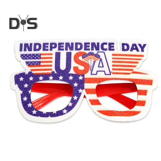 1/12 шт. Очки с американским флагом, патриотическая вечеринка в честь Дня памяти, звездно-полосатые очки для празднования Дня ветеранов США 4 июля