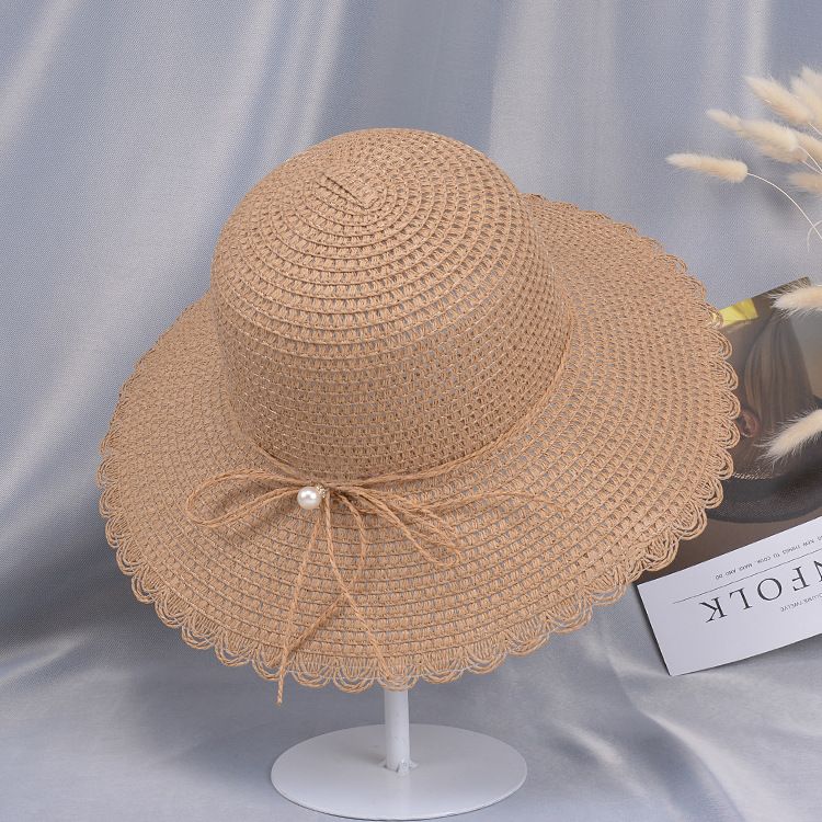 Folding Washable For Hat Summer Ladies Sun Shading And Sun Protection Hat Large Eave Beach Cooling Hat Basin Hat For Women