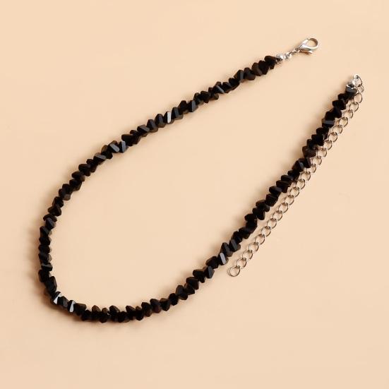 Yousheng женское ожерелье нерегулярный искусственный кристалл однотонный регулируемый с удлиненной цепочкой зажим-карабин клубный чокер для вечеринки дамское шейное украшение