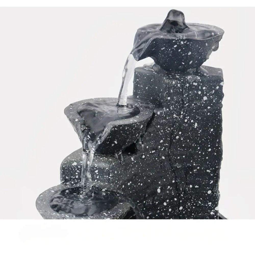 Изысканный настольный водопад пластиковый мини-фонтан настольный фонтан гостиная