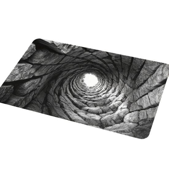 3D Ковер с оптической иллюзией, напольный коврик с реалистичным рисунком ямы, тест и игра