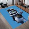 Crazy Frog Home Sofa Decoration for Living Room & Bedroom, Non‑Slip Play Flannel Floor Mat for Game Room