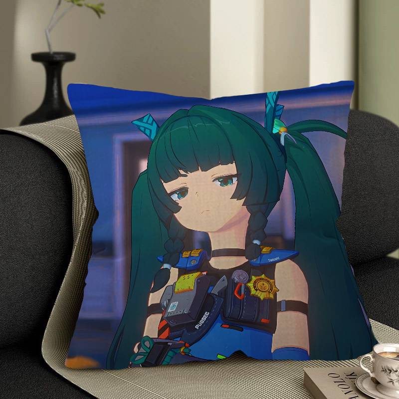 Qingyi Pillowcase toon Gift Cushion Cover Bedroom Home Sofa Chair Seat Decor pillow case