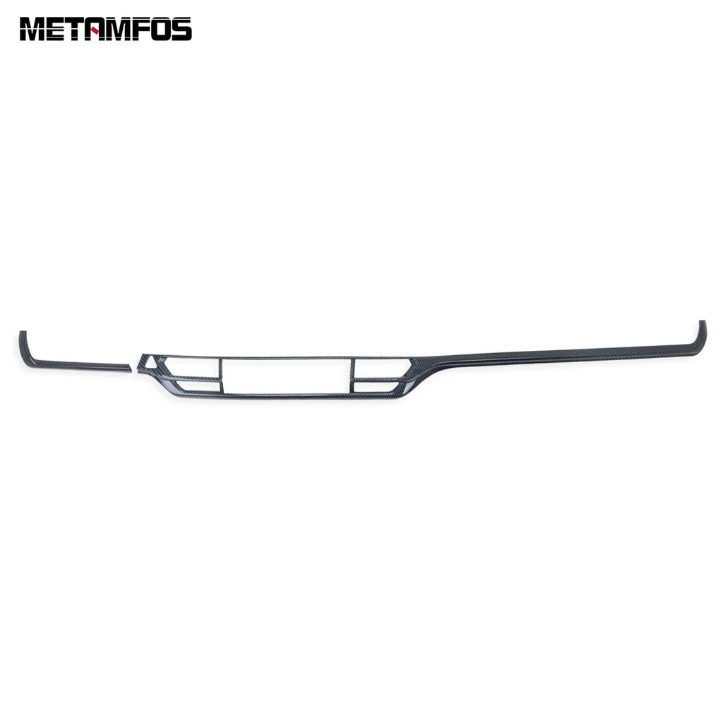 For Toyota Sienna - 2024 2025 Carbon Fiber Center Console Air Condition Vent Outlet Cover Trim Accessories Car Styling