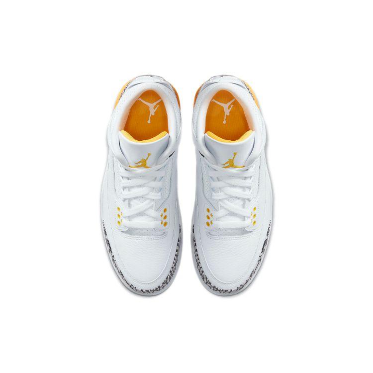 Air Jordan 3 Retro Laser Orange Женские кроссовки Белый цементно-серый Черный CK9246-108