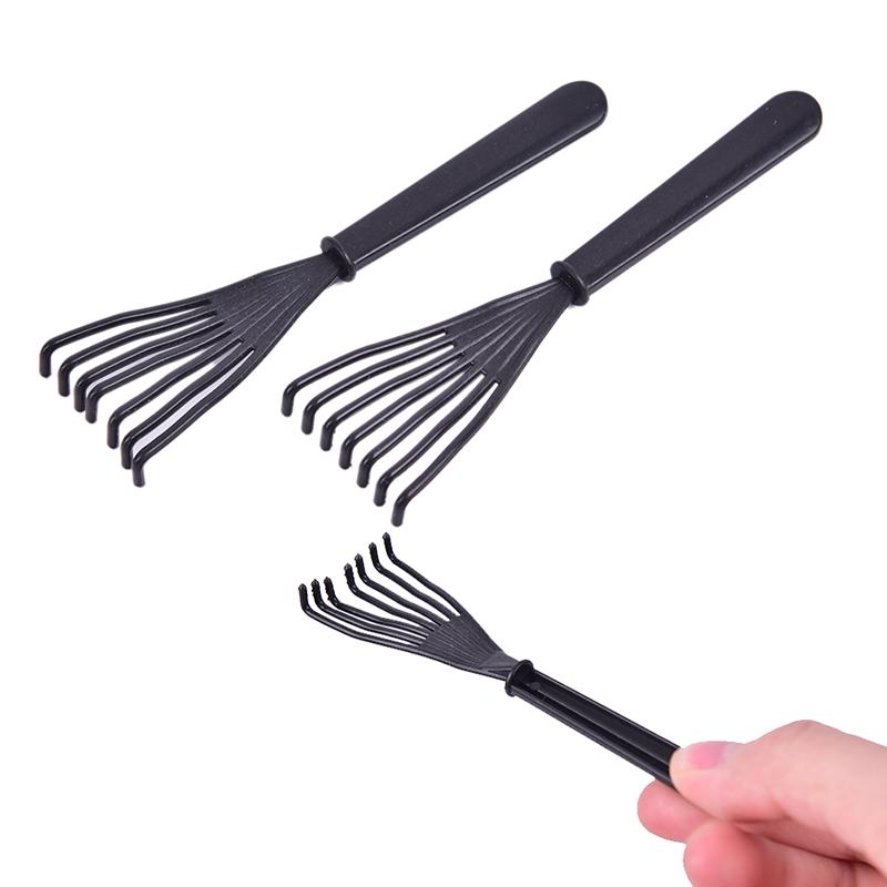 1 шт., черная щетка для волос, расческа, очиститель, средства для очистки, встроенные инструменты для чистки волос