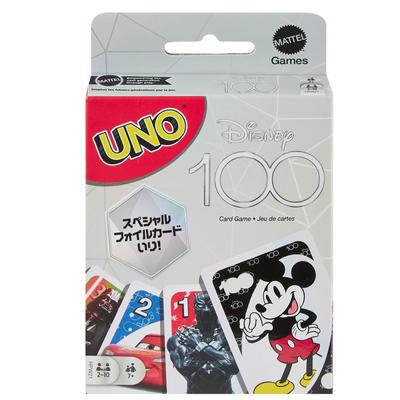 Mattel Игра UNO Disney 100 100-я годовщина 113 памятных карточек с годами и HPW21 [Disney Celebration] [Карточная игра] [Всего голограмм]