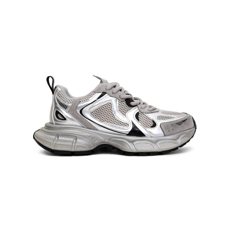 Женские туфли Dad Shoes 2024, весна, новые, кожаные, на толстой подошве, нескользящие, легкие, повседневные туфли, подчеркивающие модную женскую спортивную обувь