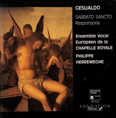 CD HERREWEGHE; ENS VOCAL EUROPEAN - Джезуальдо;Великая Суббота HMC901320 Harmonia Mundi 1990 Франция Классика Б/У