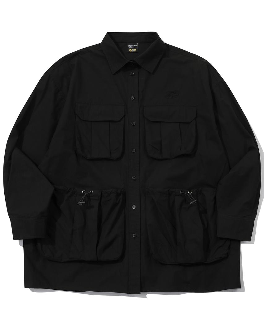 CPGN STUDIO Safari Stopper Cargo Shirt Black