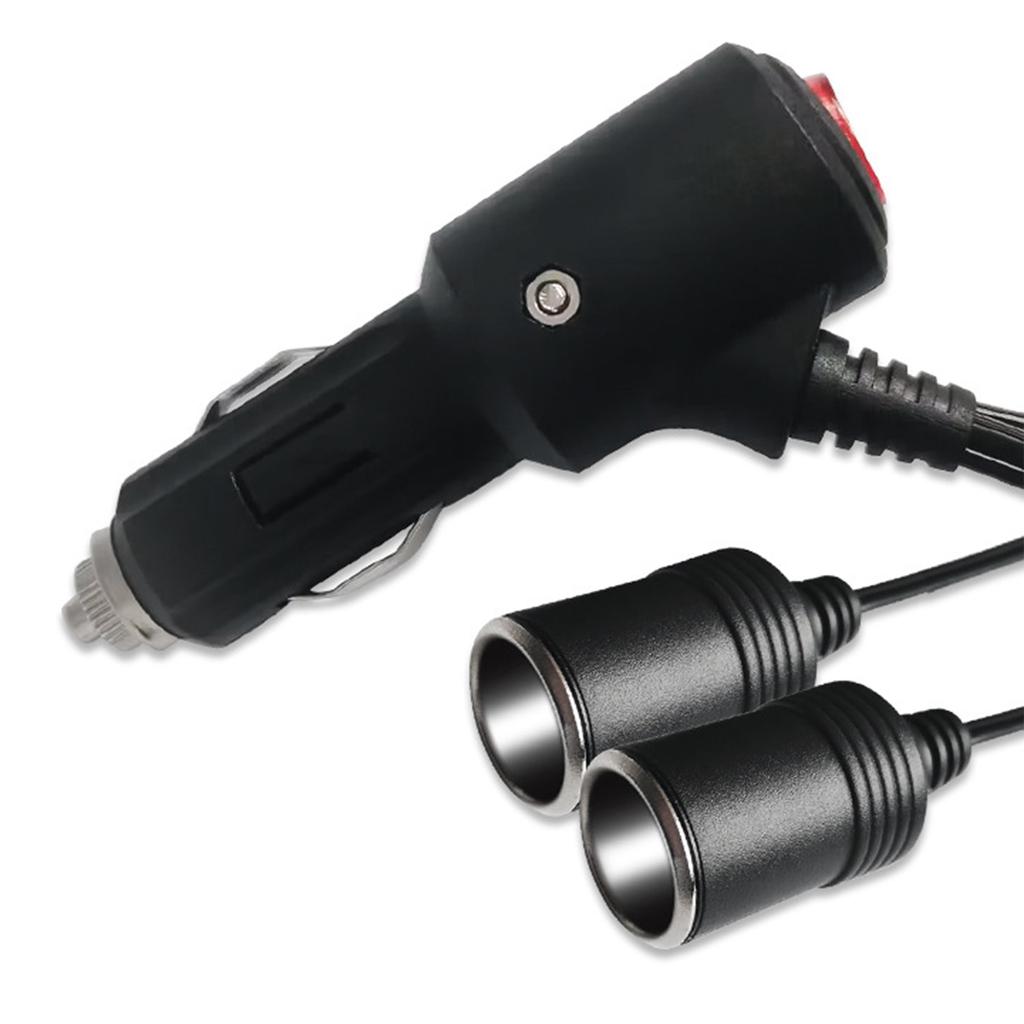 Двойной автомобильный разветвитель питания с независимым выключателем Идеально подходит для вентиляторов, зарядных устройств и других аксессуаров