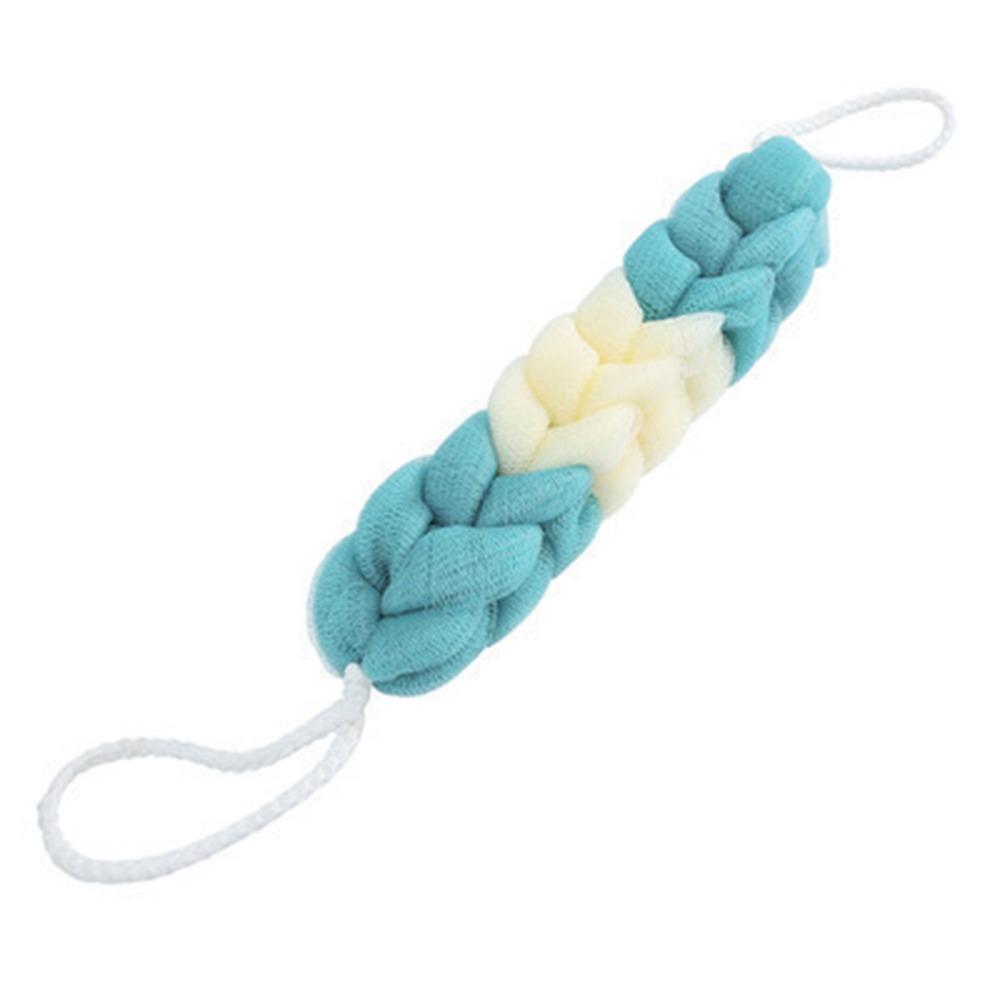 Colour Block Foaming Net Mesh Bath Towel Simple Bath Sponge  Shower Use