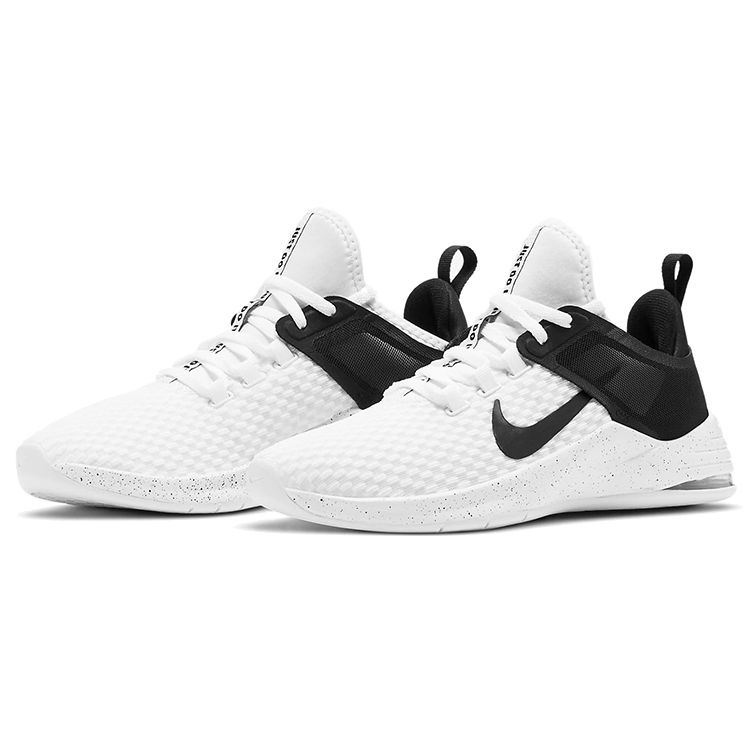 Nike Air Max Bella TR 2 Удобные Универсальные Сетчатые Низкие Кроссовки для Марафона Женские кроссовки Черный Белый AQ7492-103