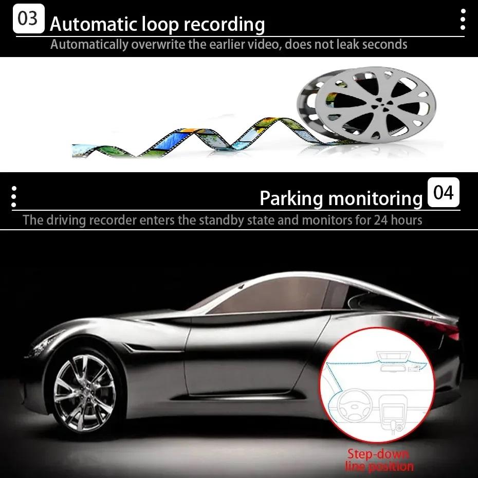 Motorcycle Driving Recorder Dvr Mobile Phone Interconnection HD 1080P Outdoor Waterproof Riding Recorder