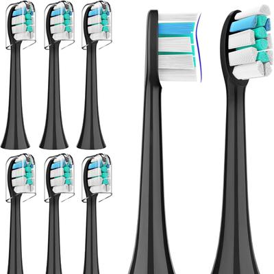 1 шт. сменные насадки для электрической зубной щетки Philips HX6064 HX6930 HX6730 Sonic с вакуумными мягкими щетинками DuPont