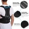 5 Size Back Posture Brace Adjustable Straps Back Trainer Posture Corrector  Office Use