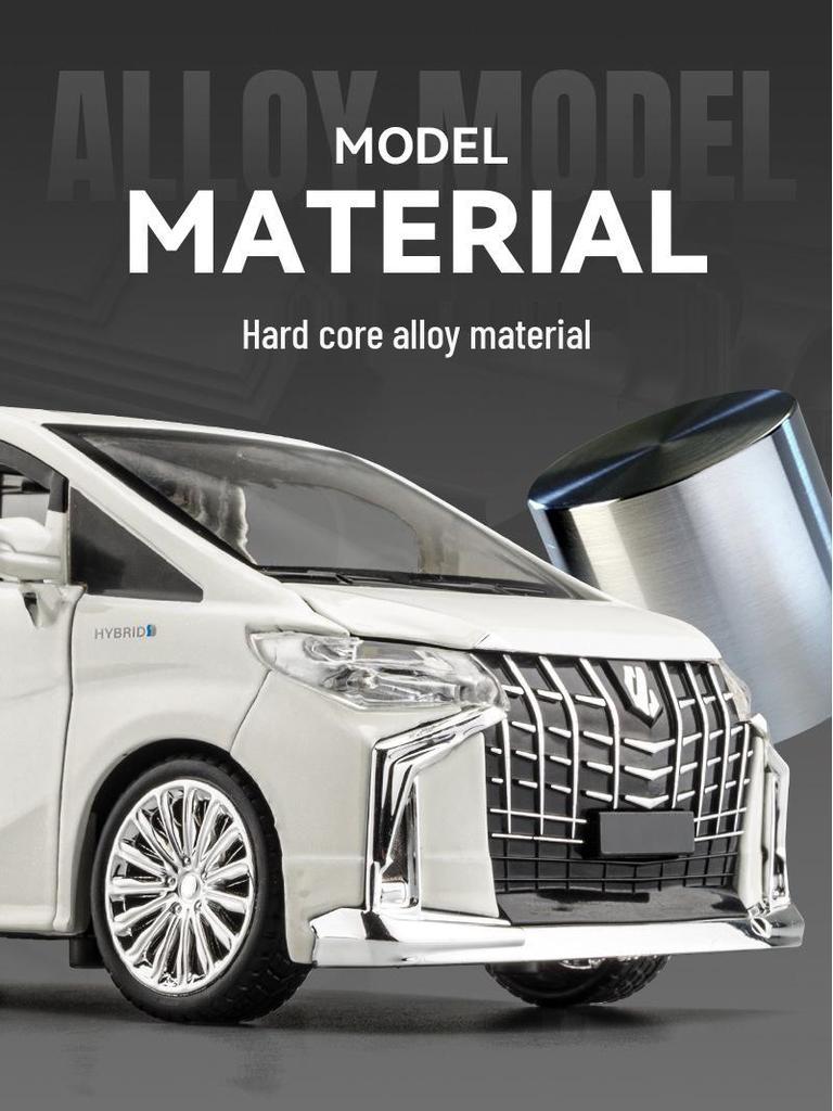 CheZhi 1:24 Toyota Alphard Радиоуправляемая Машинка со Звуком и Светом - Электрический Бизнес-Автомобиль с Оттяжкой