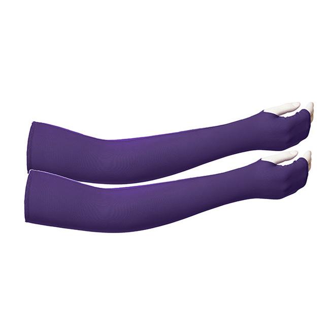 Adult's Cooling Arm Sleeves Long Fingerless Gloves Anti-Slip Sun Protection Arm Sleeves