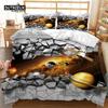 Комплект постельного белья Galaxy Twin King Queen Universe Starry Sky Planet Комплект постельного белья из микрофибры 3D Broken Space Series Покрывало для одеяла