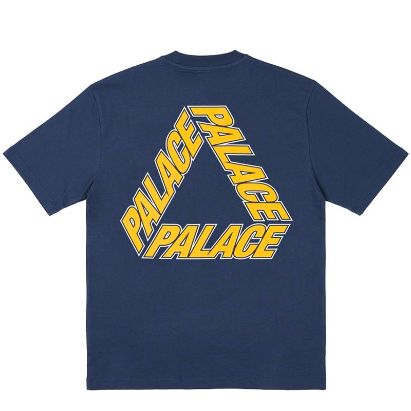 Palace Футболка P-3 Outline Темно-синяя, унисекс, синяя P26TS198