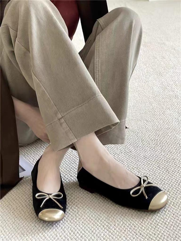 Одиночные туфли Мягкая подошва Плоские балетки