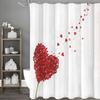 Love Dandelion Shower Curtain, Bathroom Decorative Shower Curtain, Waterproof Shower Curtain with Hooks