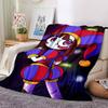 Colorful Pomni Friend Blanket Soft Warm Cozy Great for Bed Office Chair Four Seasons Multipurpose Warmthful Decor