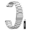 Ремешок из нержавеющей стали Quick Fit 22 мм 26 мм для часов Garmin Fenix 7X 7 Solar 6x Pro/Fenix 6 Pro/Fenix 6 Sapphire/Forerunner 935