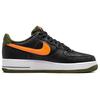Nike Обручи Air Force 1 07 LV8 — черные мужские кроссовки Total Orange Rough Green White DH7440-001