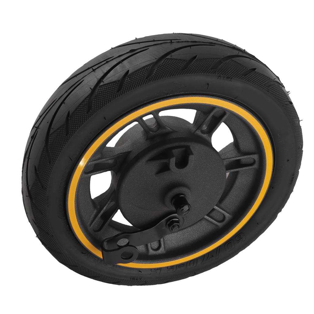 10 Inch 60/70‑6.5 Electric Scooter Front Wheel Hub with Tire Replacement for 9 G30 Electric Scooter Front Wheel Auxiliary Wheel
