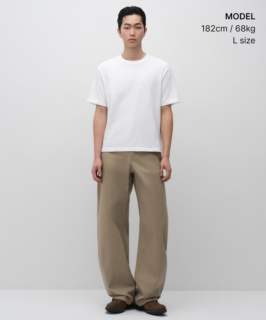 MUSINSA STANDARD Regular Crop T-Shirt (8 Colors) (Type A)