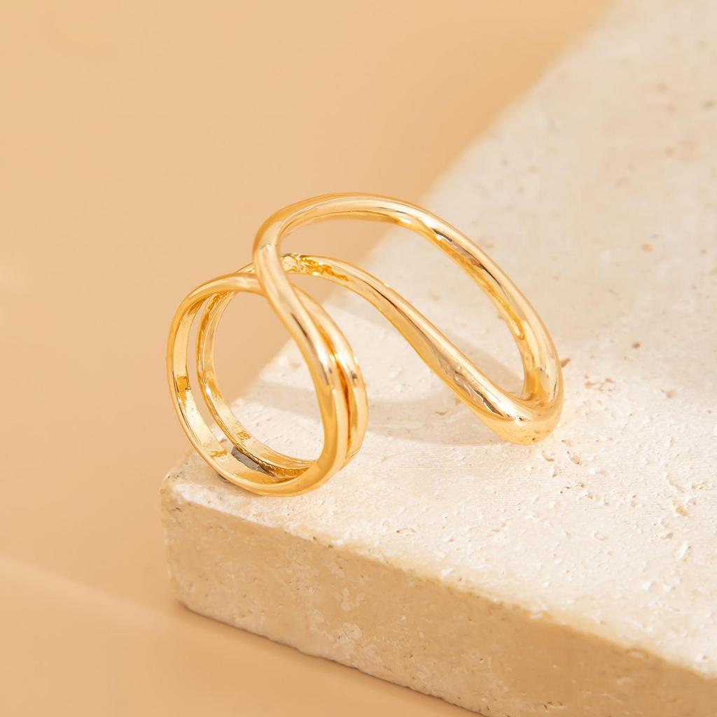 Комплект браслетов из сплава с европейским и американским узором «молоток» и широкими неровными краями