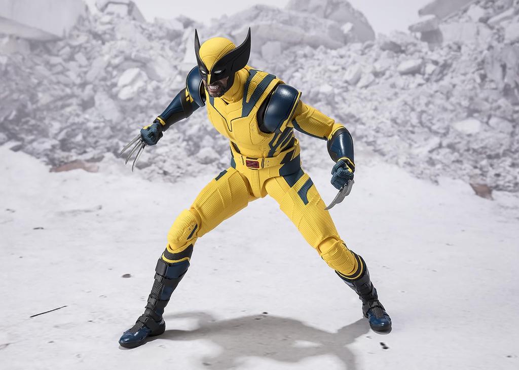 TAMASHII NATIONS Росомаха 155 мм окрашенная подвижная фигурка SHFiguarts (Дэдпул и Росомаха) приблизительно. ПВХ и АБС