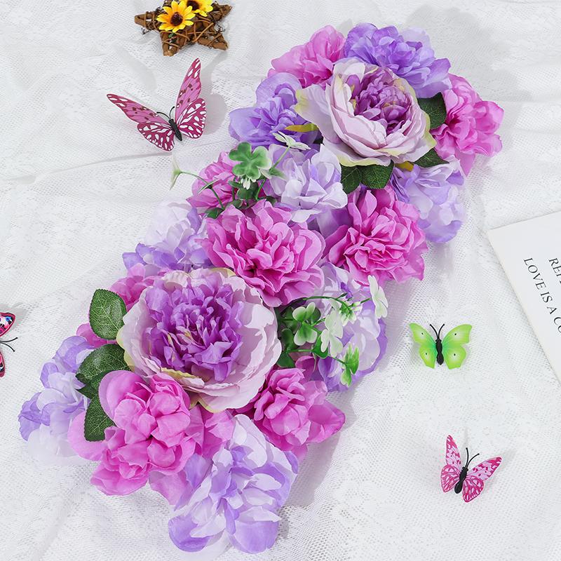 Искусственные цветы, свадебные украшения, арка, шелковые пионы, розы, искусственная арка, цветочный декор, украшения для приема/банкета