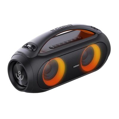 Xdobo vibe plus Bluetooth-динамик с глубоким басом, технологией DSP, микрофоном, Bluetooth, двойным пассивным излучателем, громким стереофоническим освещением, водонепроницаемым