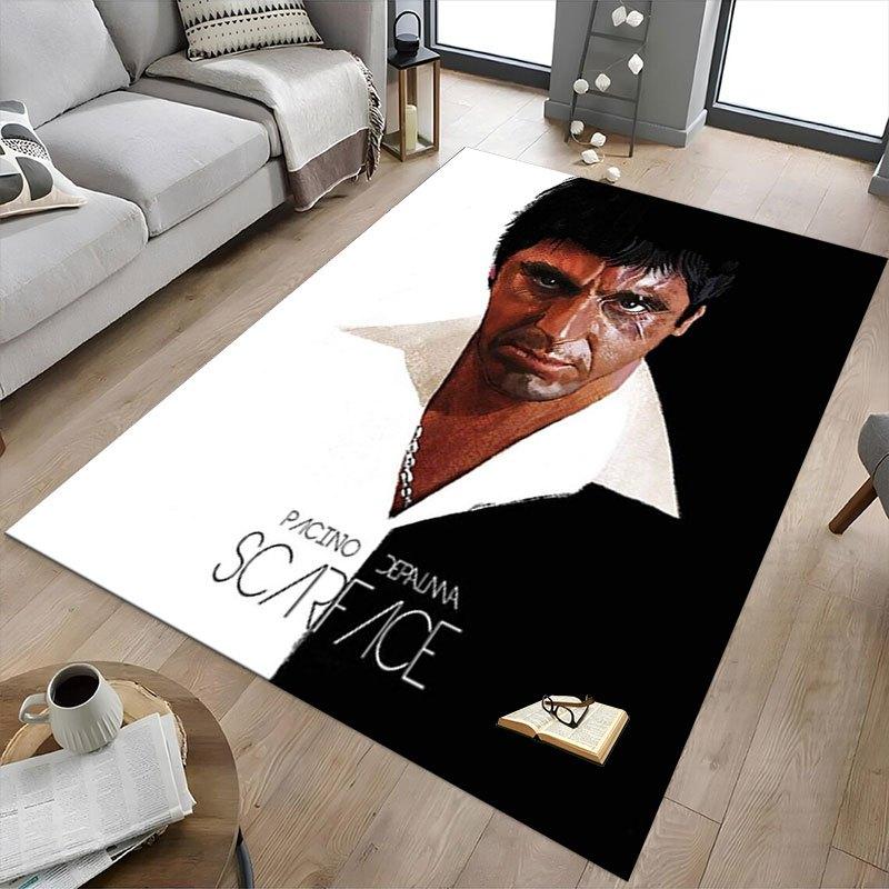 1 шт. Коврик для офисного кресла Scarface, Мягкий, Удобный, Всесезонный, Идеально подходит для дома, спальни или офисного декора, Идеальный подарок для