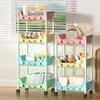 Toy Storage Trolley Bookshelf Snack Rack For Children Storage Organizer Bathroom Accessories Closet Organizer Kitchen Storage