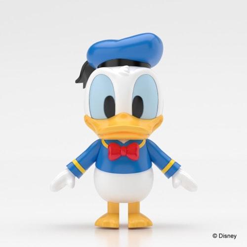Aoshima Bunka Kyozai Rakupla Tocotoko No. DP-09 Disney Character Donald & Daisy Pre-Colored Plastic Model