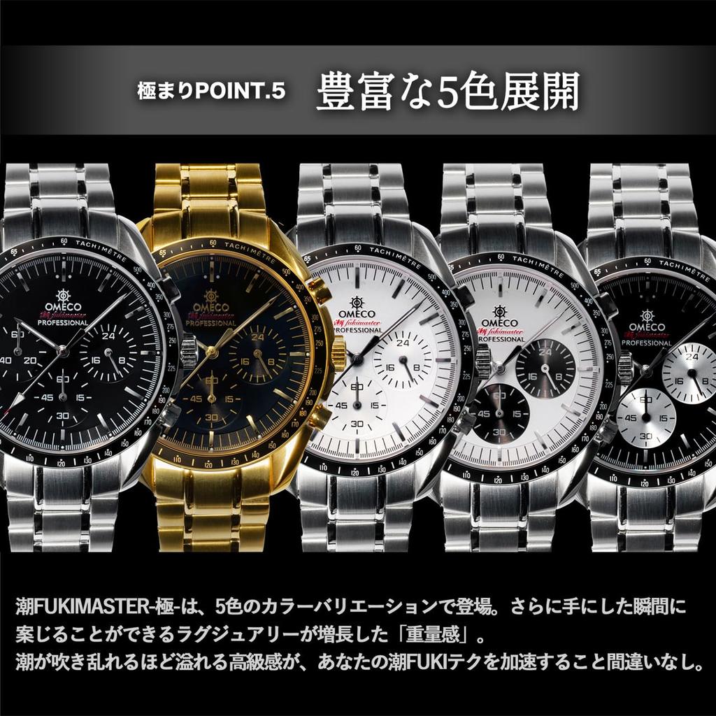 Ushio FUKIMASTER Kiwami Omeko Shiofuki Master Kiwami Японские часы с механизмом Homage Parody Watch x Белый Черный -KIWAMI- (Серебряный (Белая Панда))