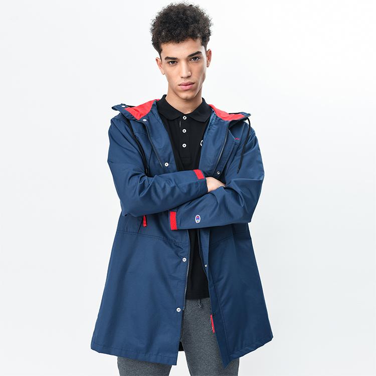 Champion Jacket Japan Version Unisex Navy Blue C3-R602-C370